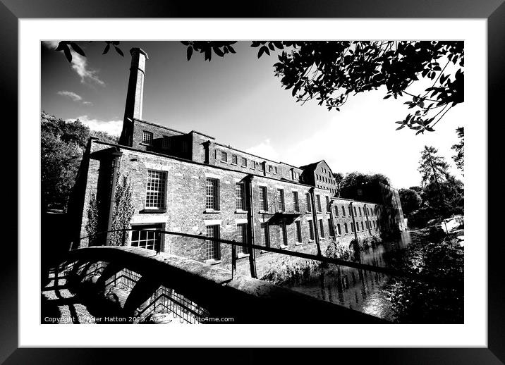 Quarry Bank Mill Framed Mounted Print by Peter Hatton
