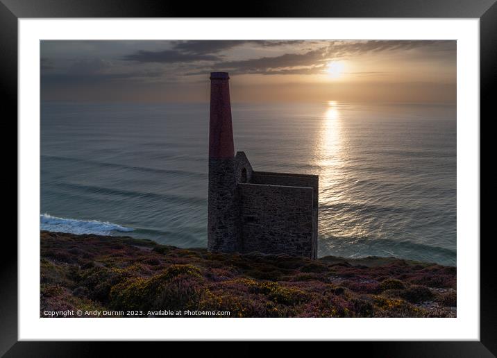 Towanroath Sunset Framed Mounted Print by Andy Durnin