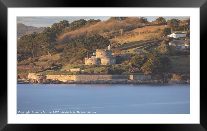 St Mawes Castle Framed Mounted Print by Andy Durnin