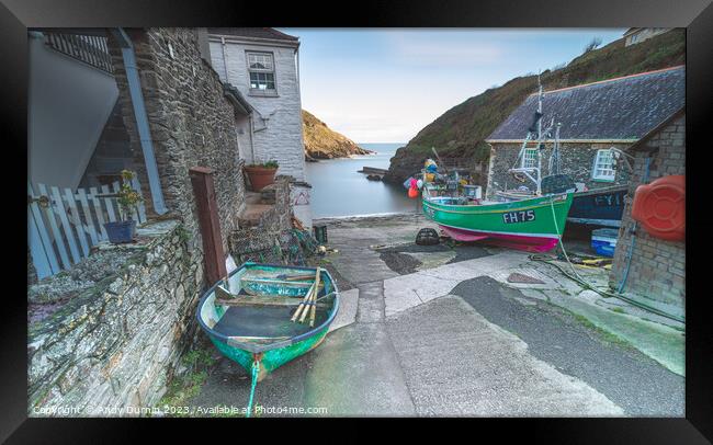 The Slipway at Portloe Framed Print by Andy Durnin