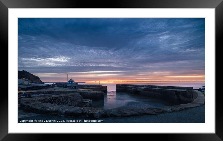 Charlestown Sunrise 3 Framed Mounted Print by Andy Durnin