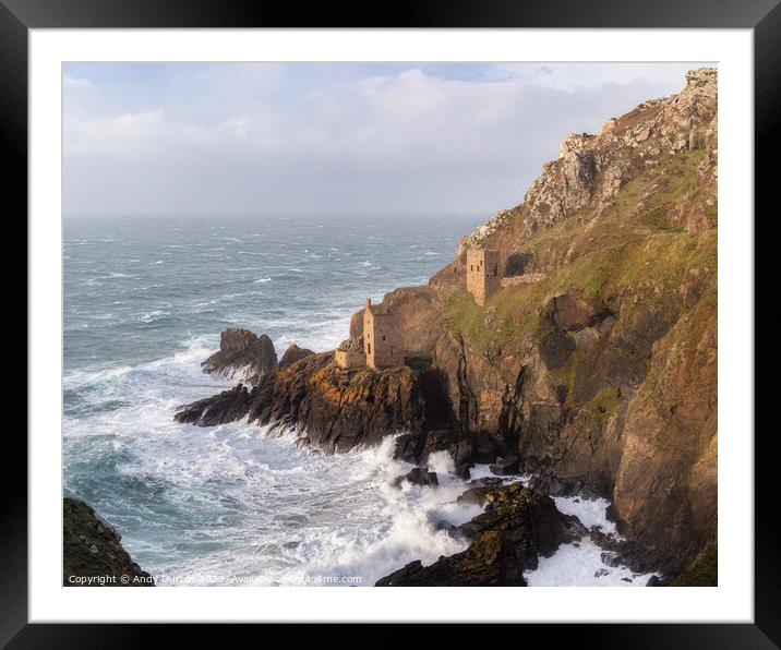 The Crowns Botallack Framed Mounted Print by Andy Durnin