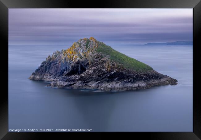 Mouls Island Framed Print by Andy Durnin
