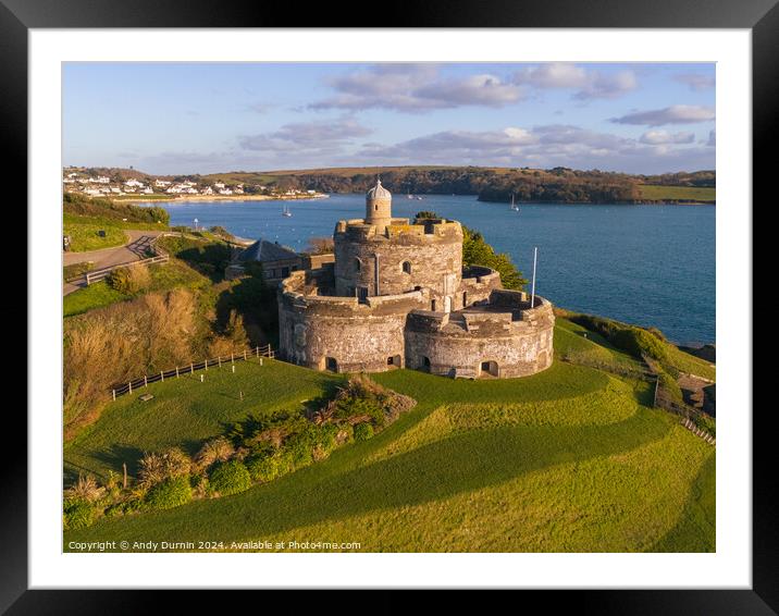 St Mawes Castle Framed Mounted Print by Andy Durnin