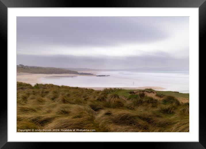 Godrevy Beach Framed Mounted Print by Andy Durnin