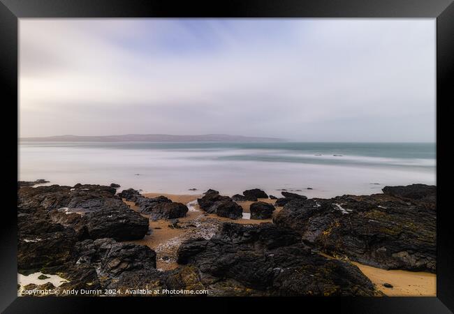 Godrevy to St Ives Framed Print by Andy Durnin
