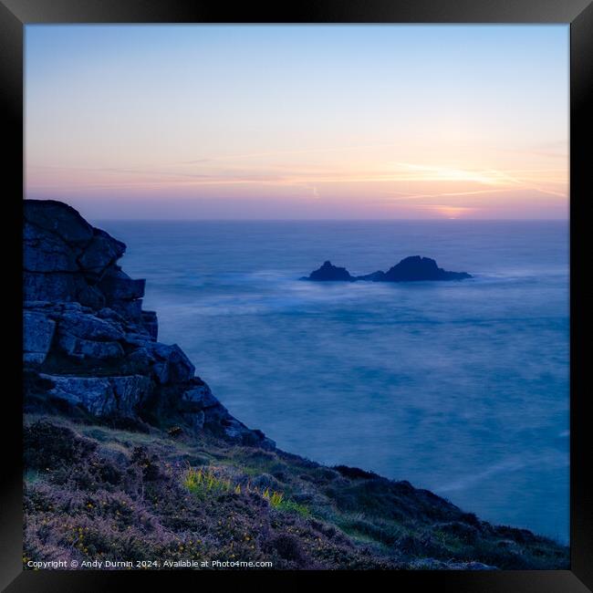 Outdoor oceanbeach Framed Print by Andy Durnin