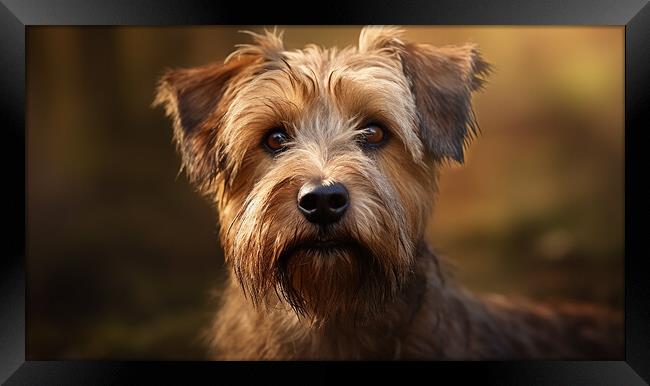 Glen Of Imaal Terrier Framed Print by K9 Art