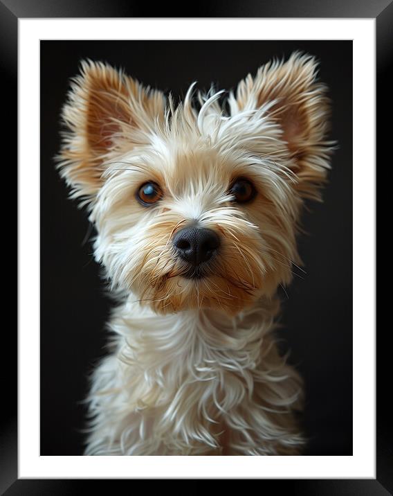 West Highland Terrier Framed Mounted Print by K9 Art