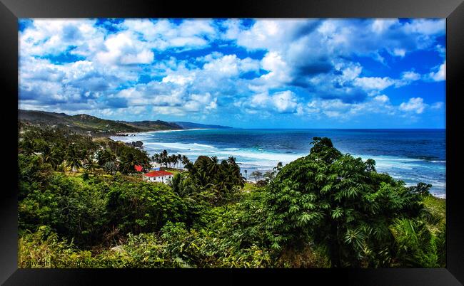 Outdoor oceanbeach Framed Print by Jaron Moore