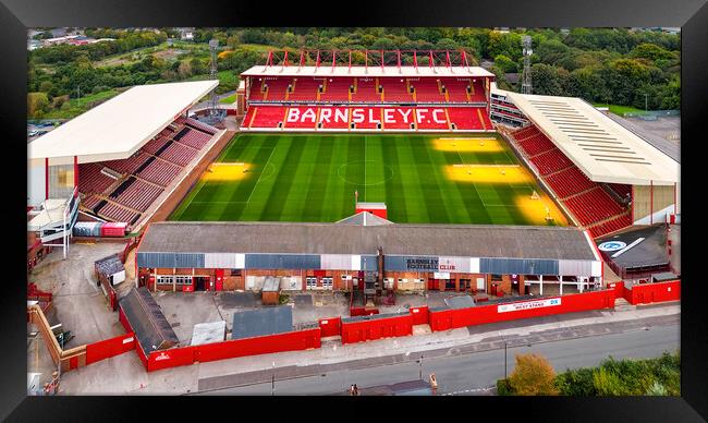 Barnsley Football Club Framed Print by STADIA 