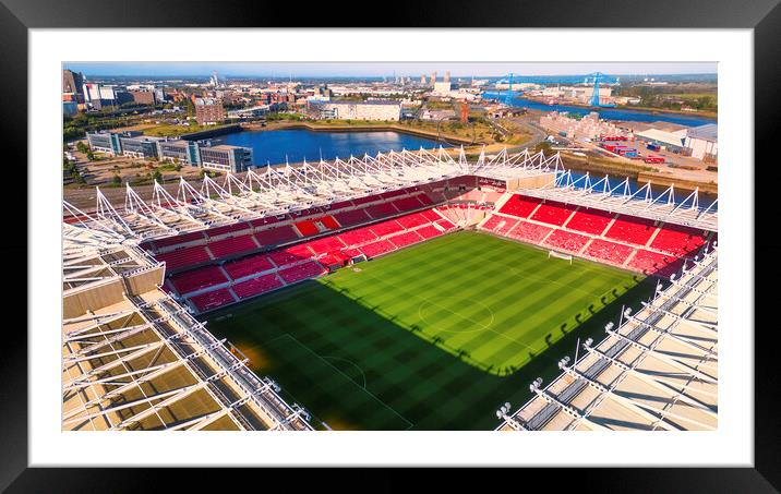 Middlesbrough FC Framed Mounted Print by STADIA 