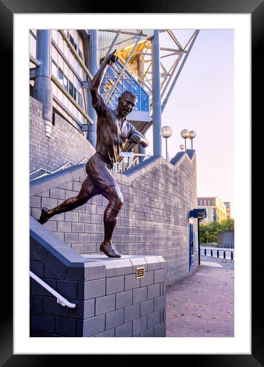 Alan Shearer Statue Newcastle United Framed Mounted Print by STADIA 