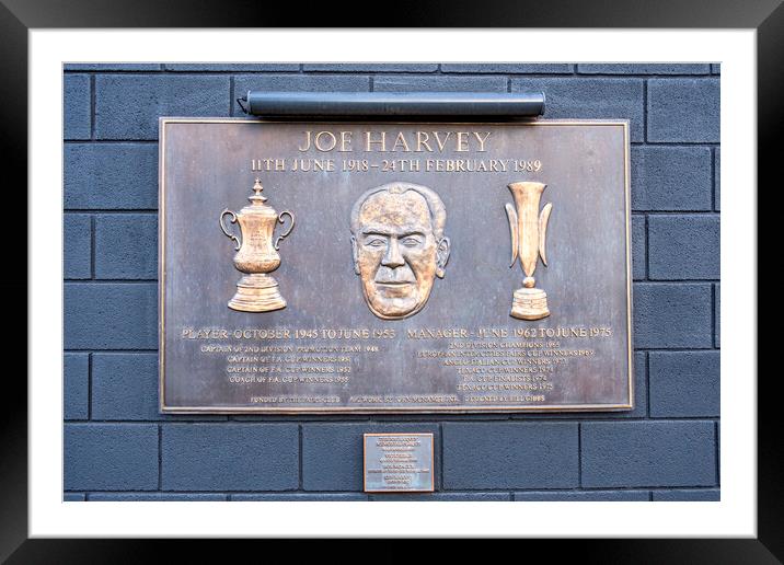 Joe Harvey Newcastle United Framed Mounted Print by STADIA 