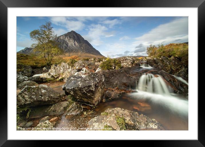 Buachaille Etive Mor  Framed Mounted Print by Janet Marsh  Photography