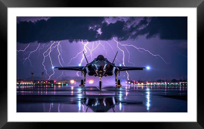Grounded Framed Mounted Print by Airborne Images
