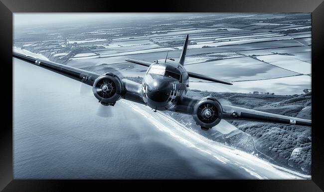 Douglas DC-3 Dakota Framed Print by Airborne Images