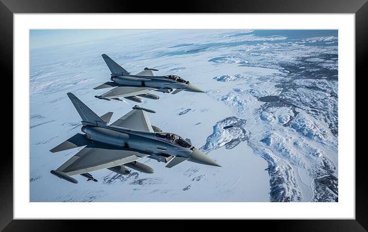 Enhanced Air Policing Framed Mounted Print by Airborne Images