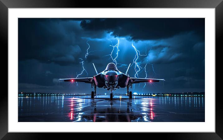 Lockheed Martin F-35B Lightning Framed Mounted Print by Airborne Images