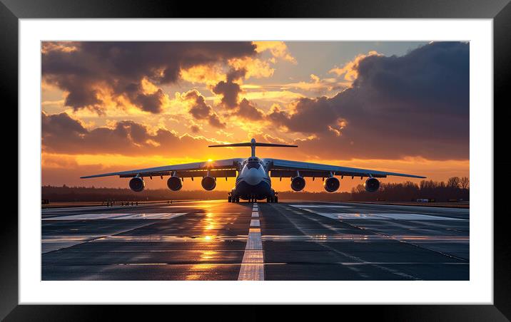 Antonov AN225 Mriya Framed Mounted Print by Airborne Images