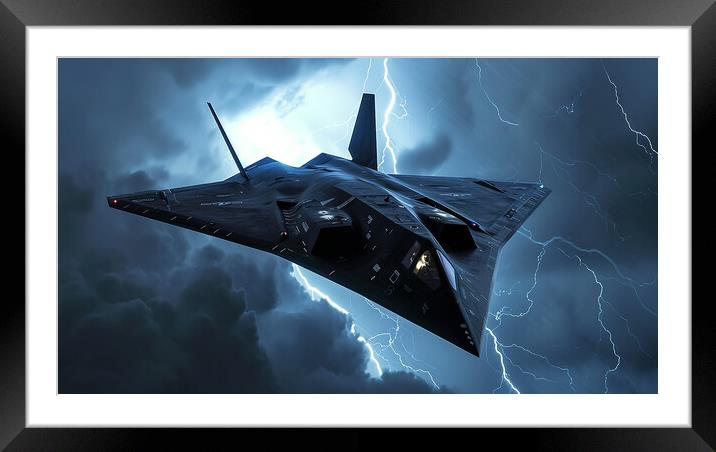 Lockheed F-117 Nighthawk Framed Mounted Print by Airborne Images