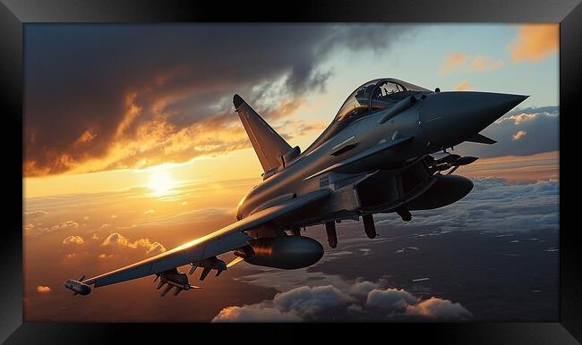 Eurofighter Typhoon Framed Print by Airborne Images