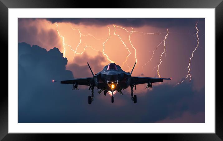 Royal Air Force F-35B Lightning II Framed Mounted Print by Airborne Images