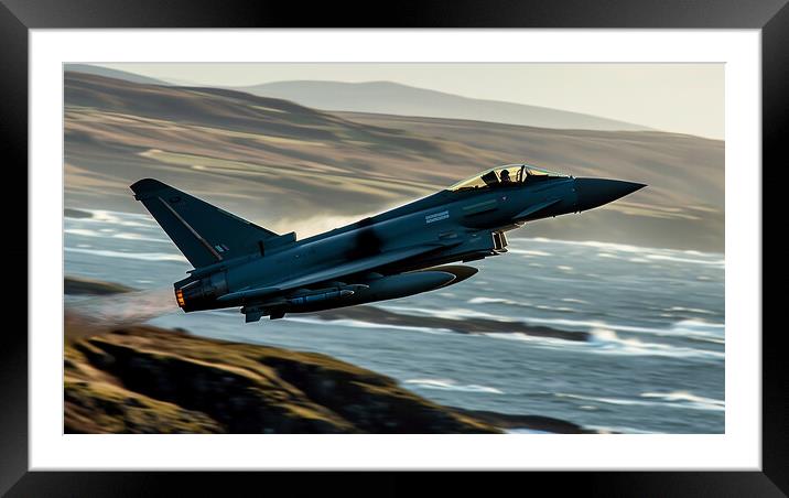 Eurofighter Typhoon Framed Mounted Print by Airborne Images