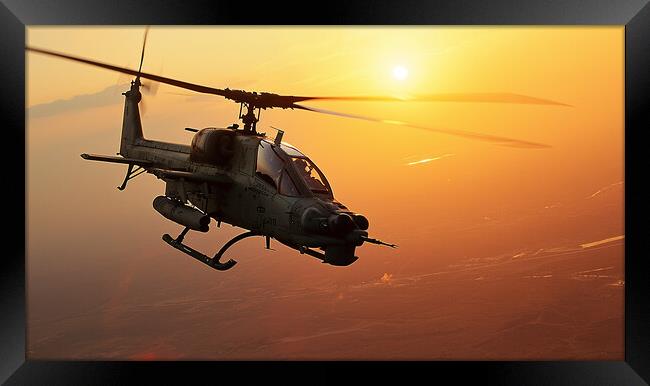 Bell AH-1 SuperCobra Framed Print by Airborne Images