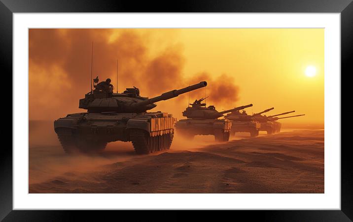  Battle of the Bridges Framed Mounted Print by Airborne Images