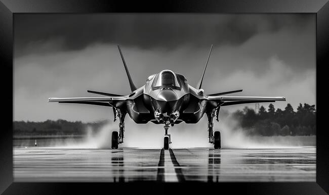 Lockheed Martin F35B Lightning II Framed Print by Airborne Images