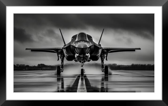 Lockheed Martin F35B Lightning II Framed Mounted Print by Airborne Images