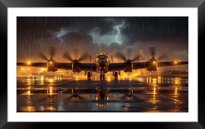 Preparing For Take Off Framed Mounted Print by Airborne Images