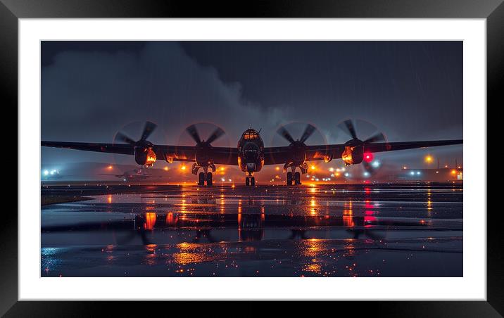 Preparing For Take Off Framed Mounted Print by Airborne Images