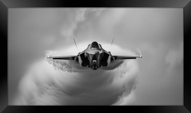 Lockheed Martin F35B Lightning II Framed Print by Airborne Images