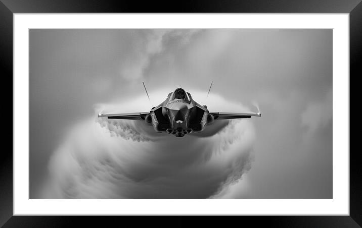 Lockheed Martin F35B Lightning II Framed Mounted Print by Airborne Images
