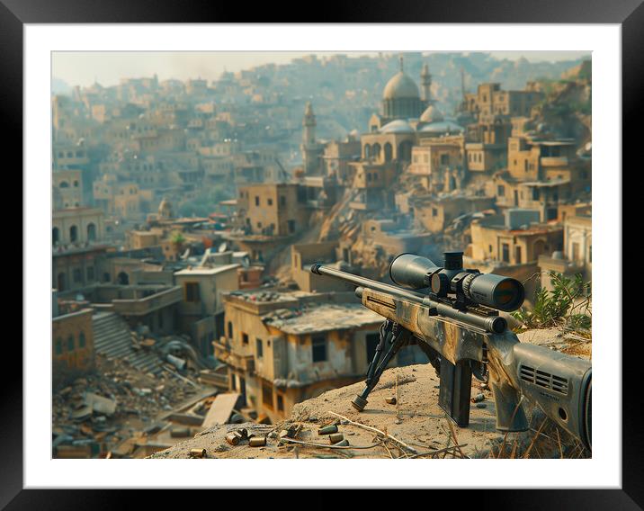 The Sniper Framed Mounted Print by Airborne Images