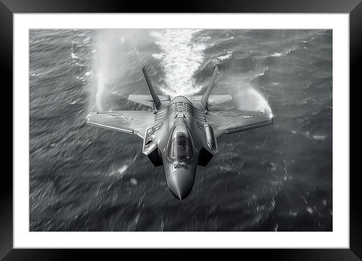 USAF F-35A Lightning II Framed Mounted Print by Airborne Images