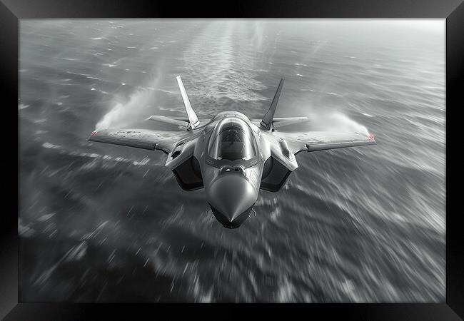 USAF F-35A Lightning II Framed Print by Airborne Images