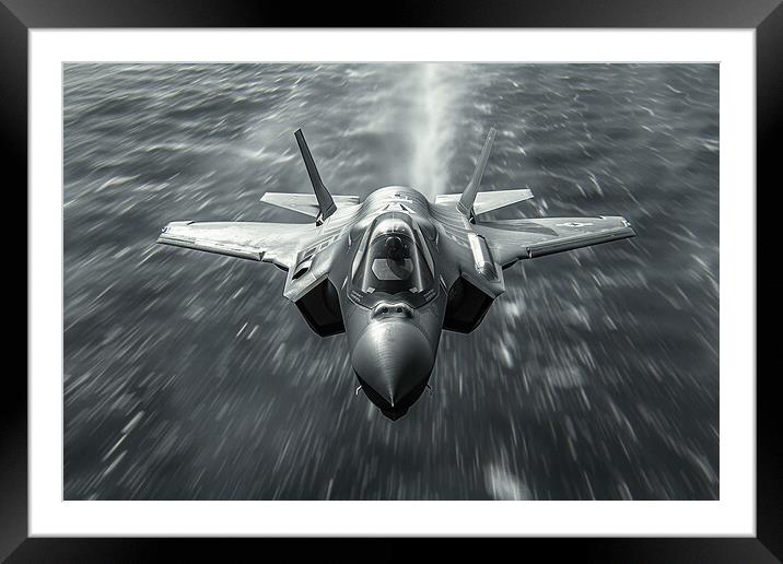 USAF F-35A Lightning II Framed Mounted Print by Airborne Images