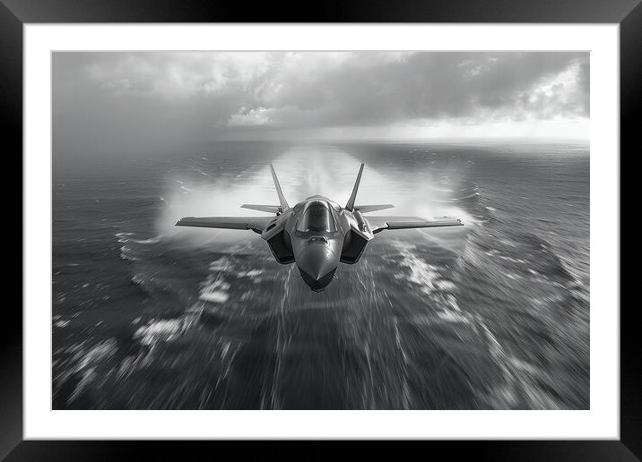 USAF F-35A Lightning II Framed Mounted Print by Airborne Images