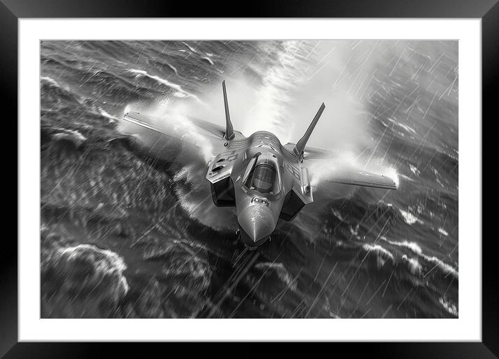 USAF F-35A Lightning II Framed Mounted Print by Airborne Images