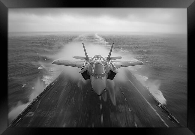 USAF F-35A Lightning II Framed Print by Airborne Images