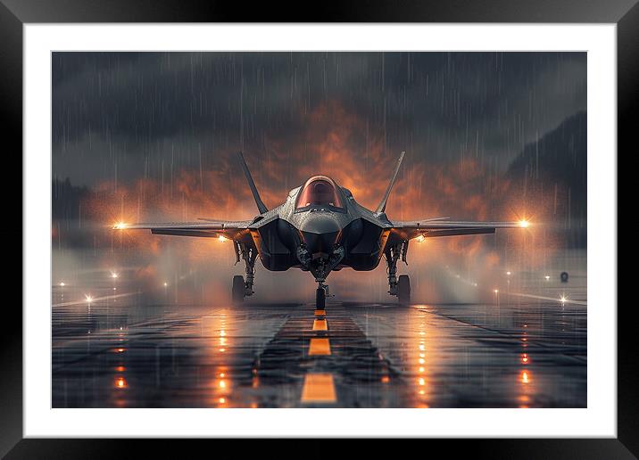 USAF F-35A Lightning II Framed Mounted Print by Airborne Images