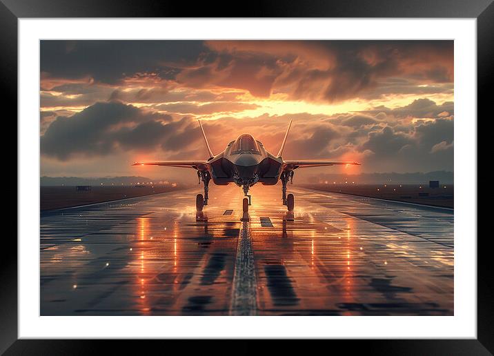 USAF F-35A Lightning II Framed Mounted Print by Airborne Images