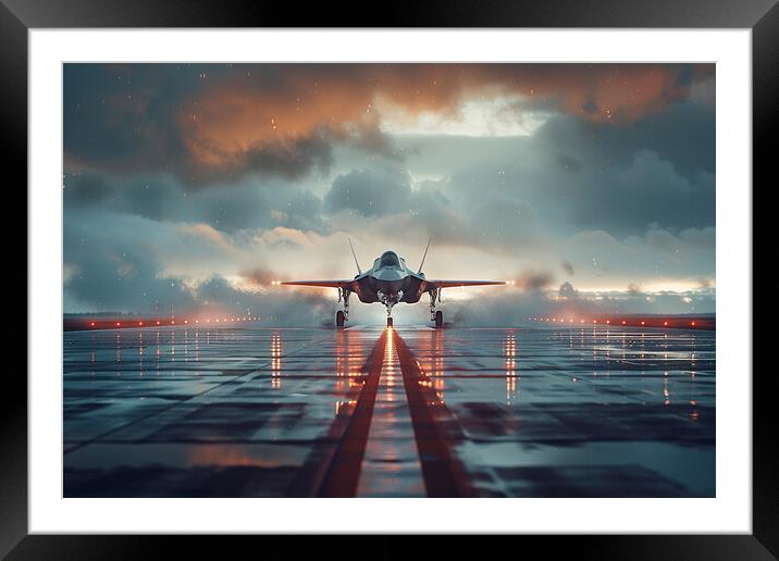 USAF F-35A Lightning II Framed Mounted Print by Airborne Images