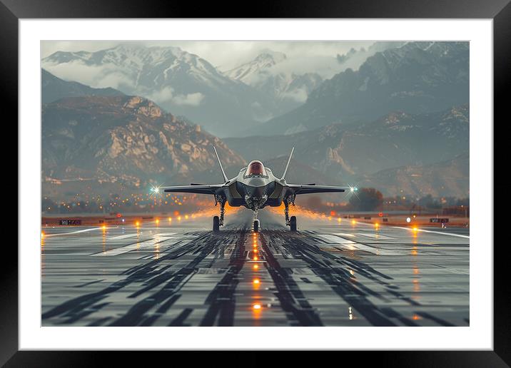 USAF F-35A Lightning II Framed Mounted Print by Airborne Images