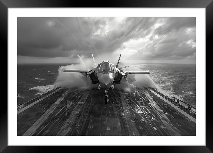 USAF F-35A Lightning II Framed Mounted Print by Airborne Images