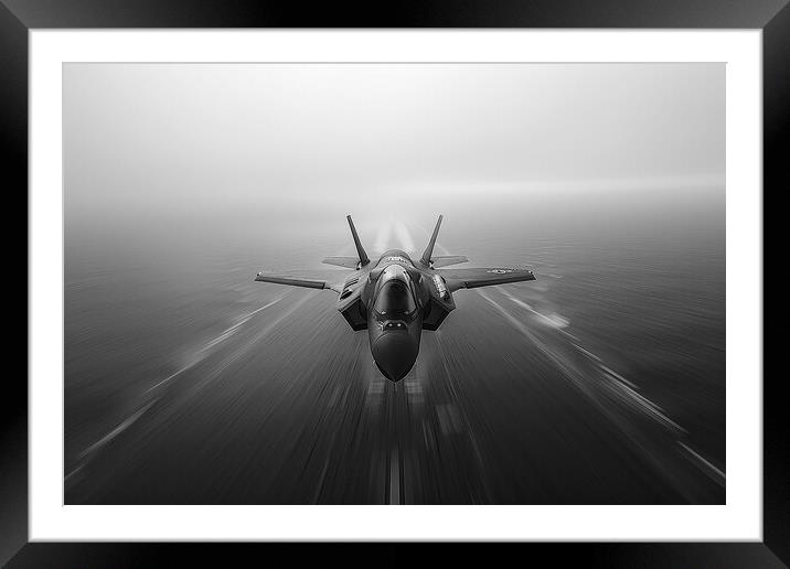 USAF F-35A Lightning II Framed Mounted Print by Airborne Images