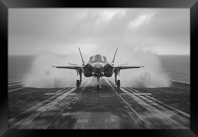 USAF F-35A Lightning II Framed Print by Airborne Images